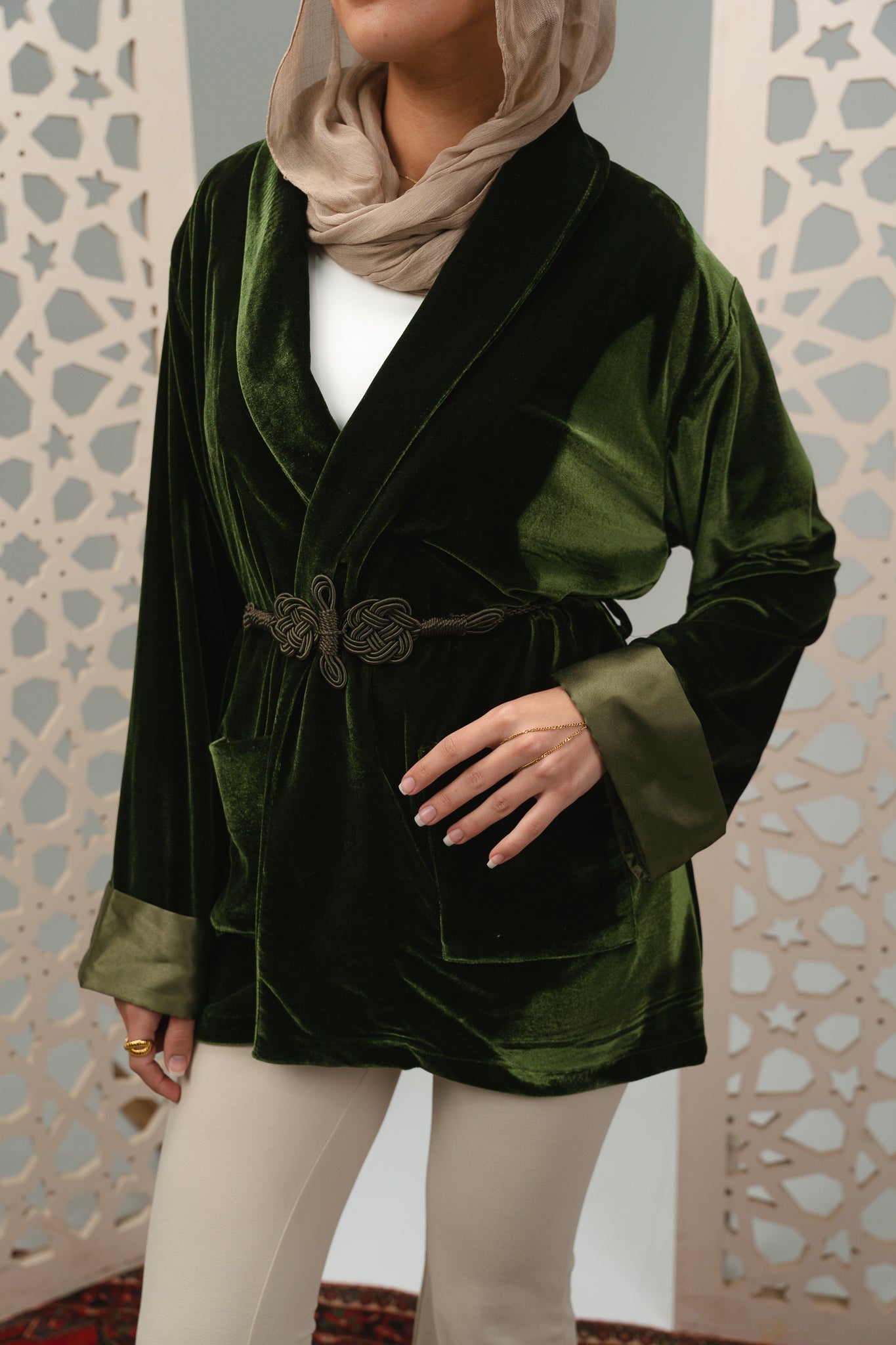 Emerald Velvet jacket