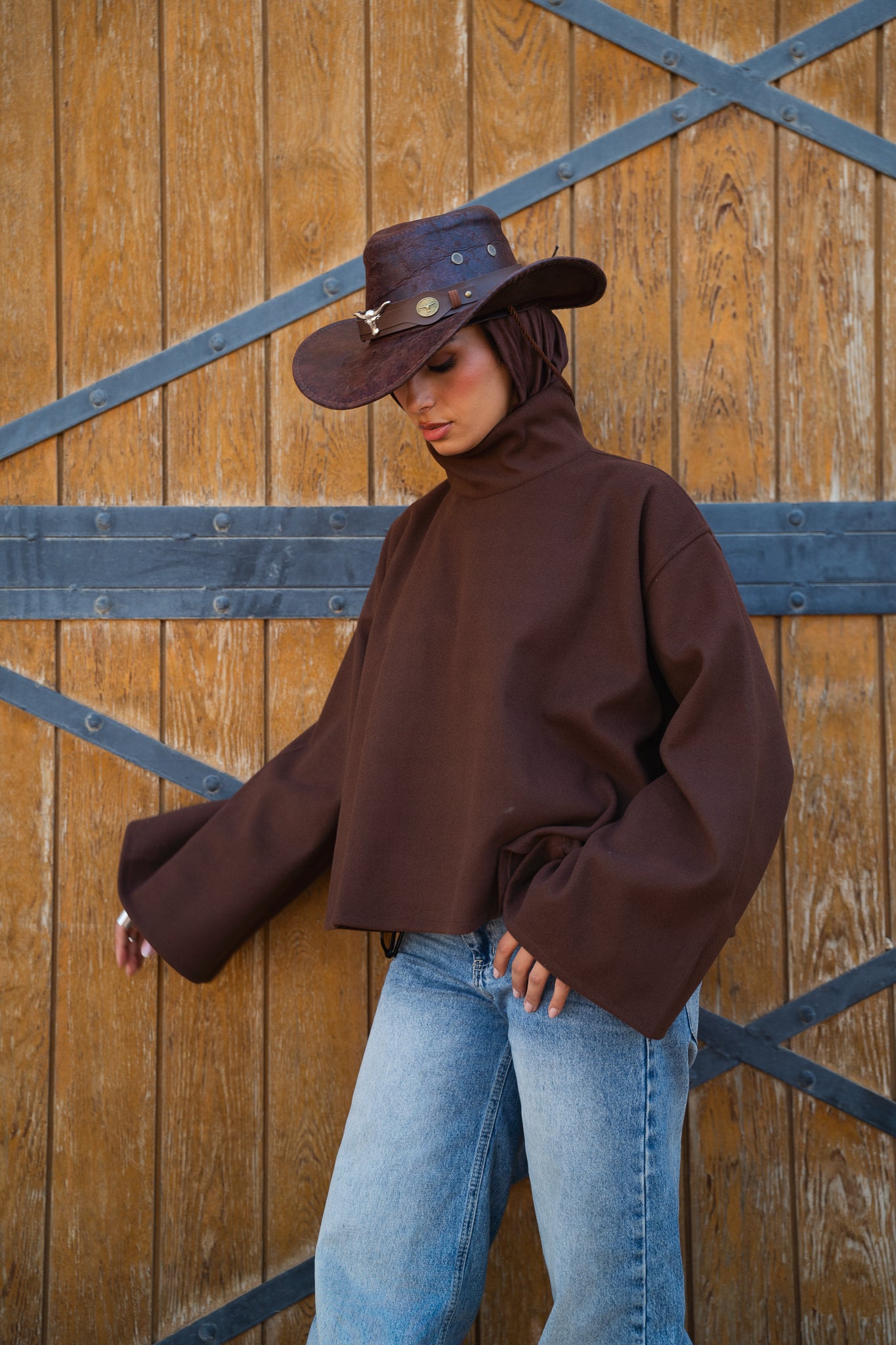 Wildwood Top In Brown