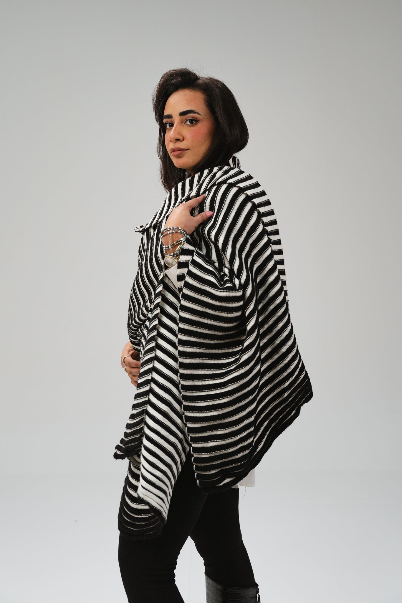 The Strip Shawl Jacket