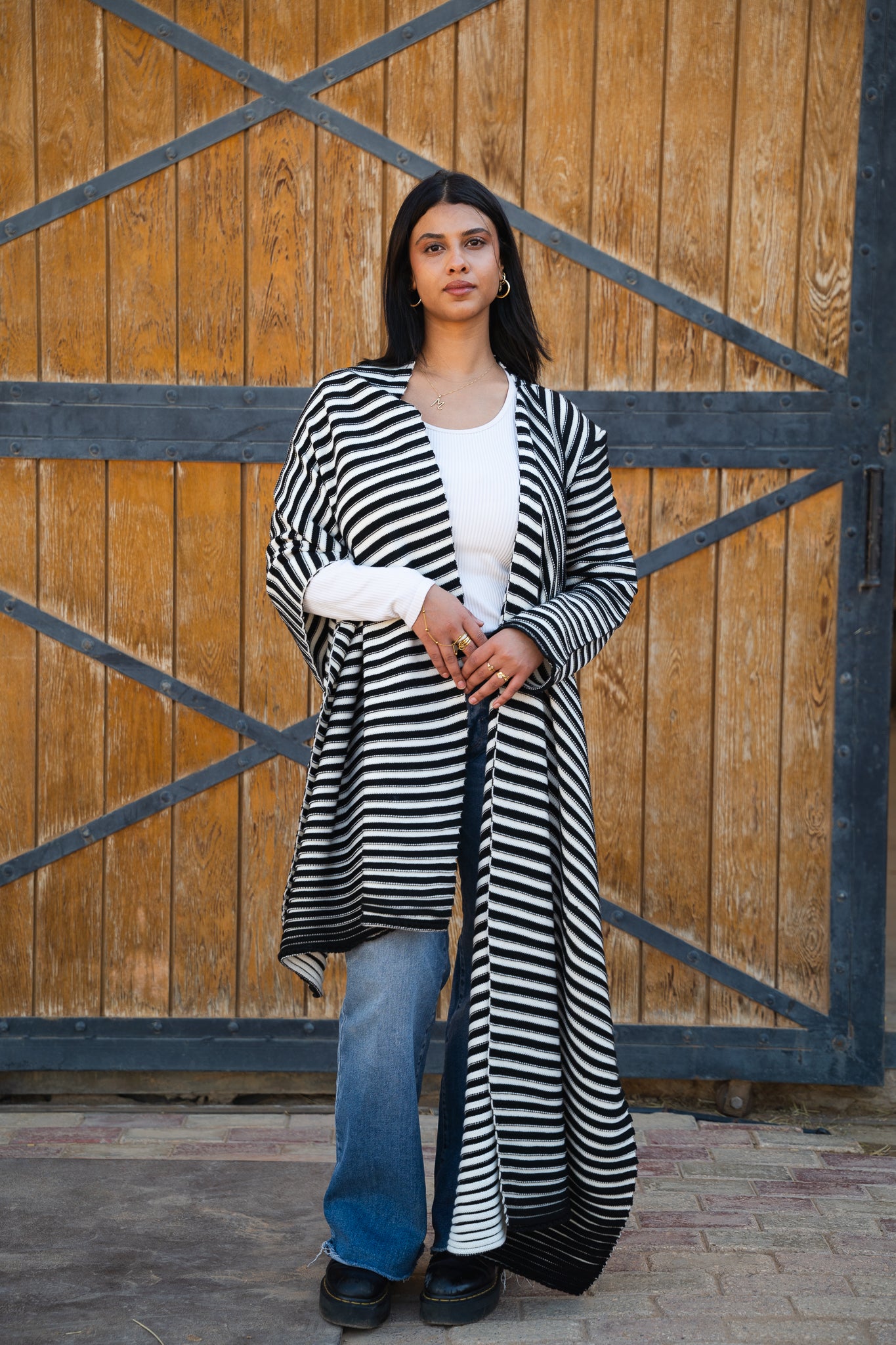 The Strip Shawl Jacket