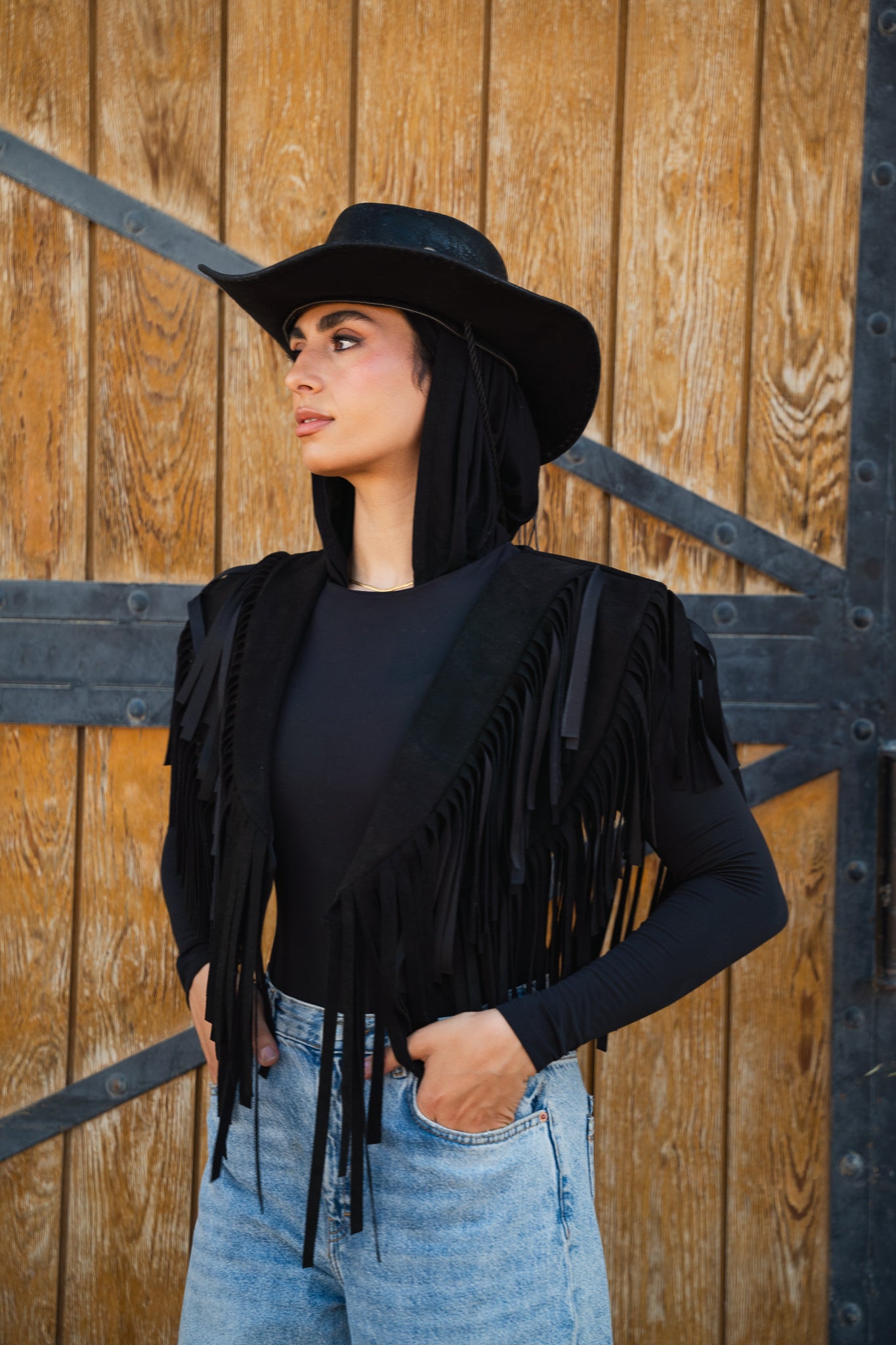 Western Fringes Vest