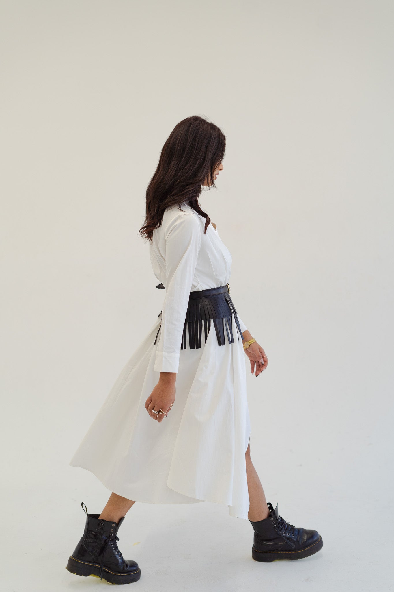 Ruffled Fringes Belt