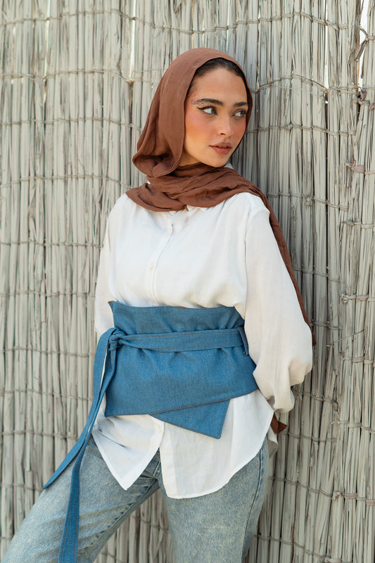 Denim Wrap Belt