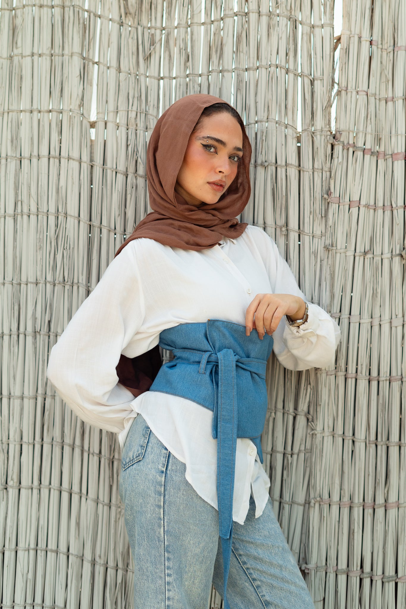 Denim Wrap Belt