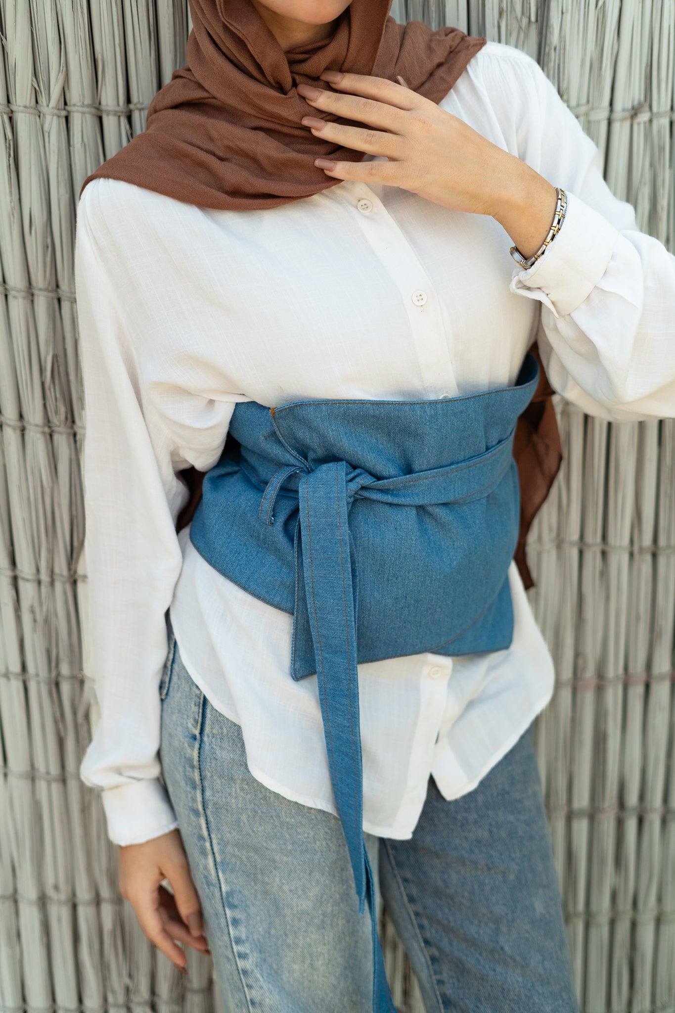 Denim Wrap Belt