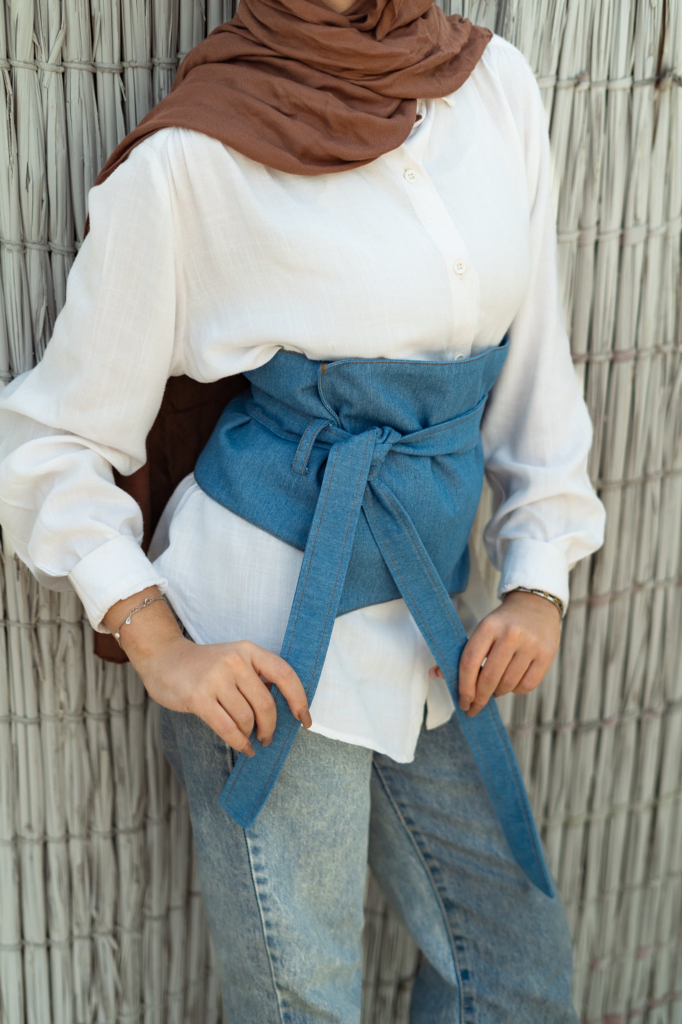 Denim Wrap Belt