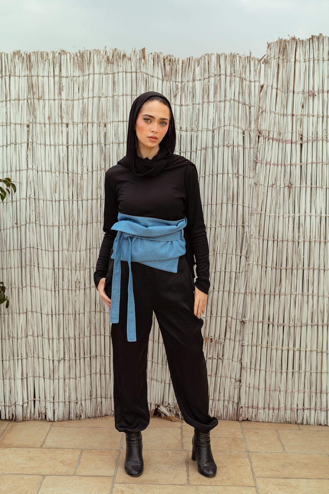 Denim Wrap Belt