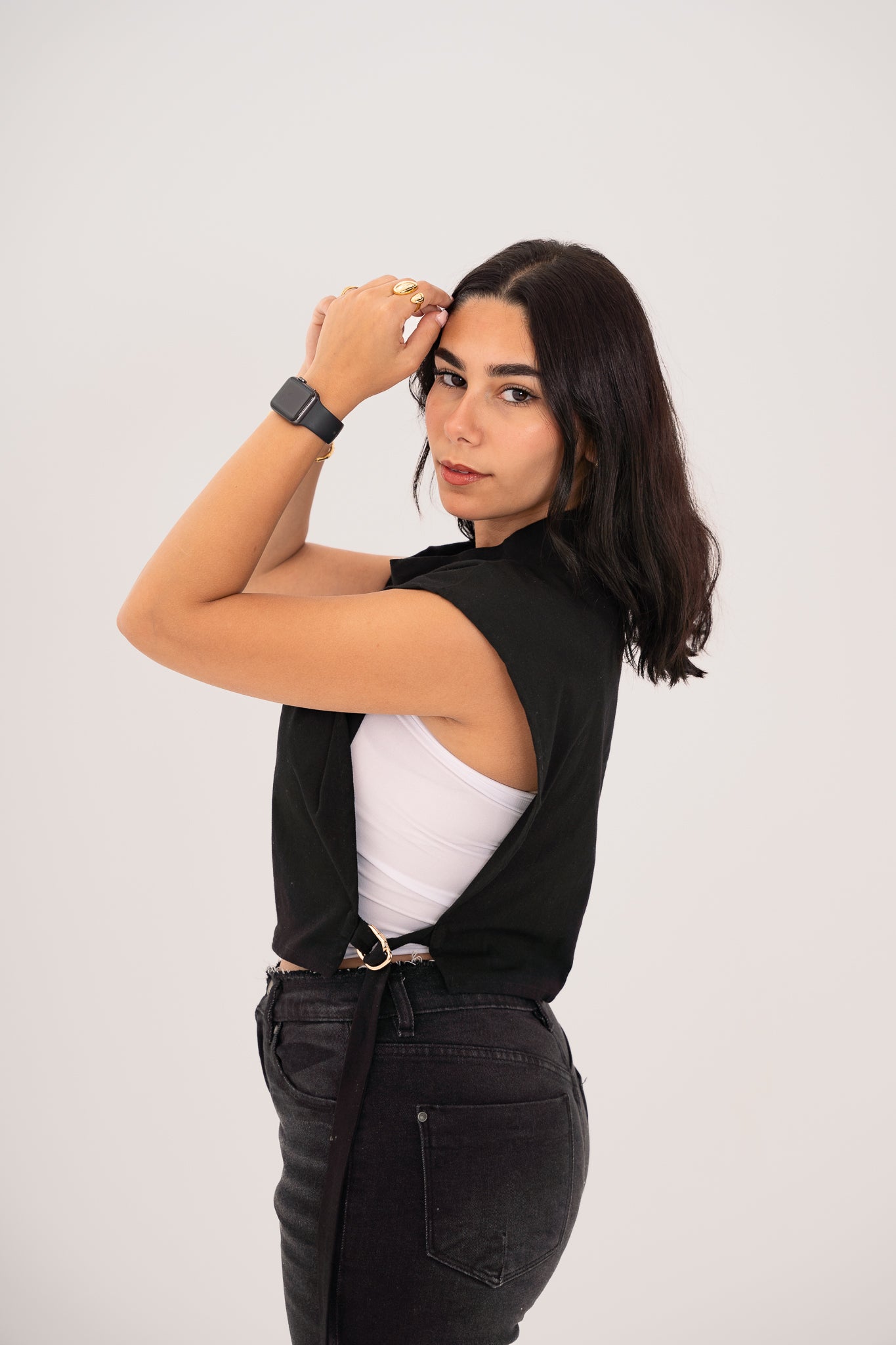 Black Everyday Edge Top
