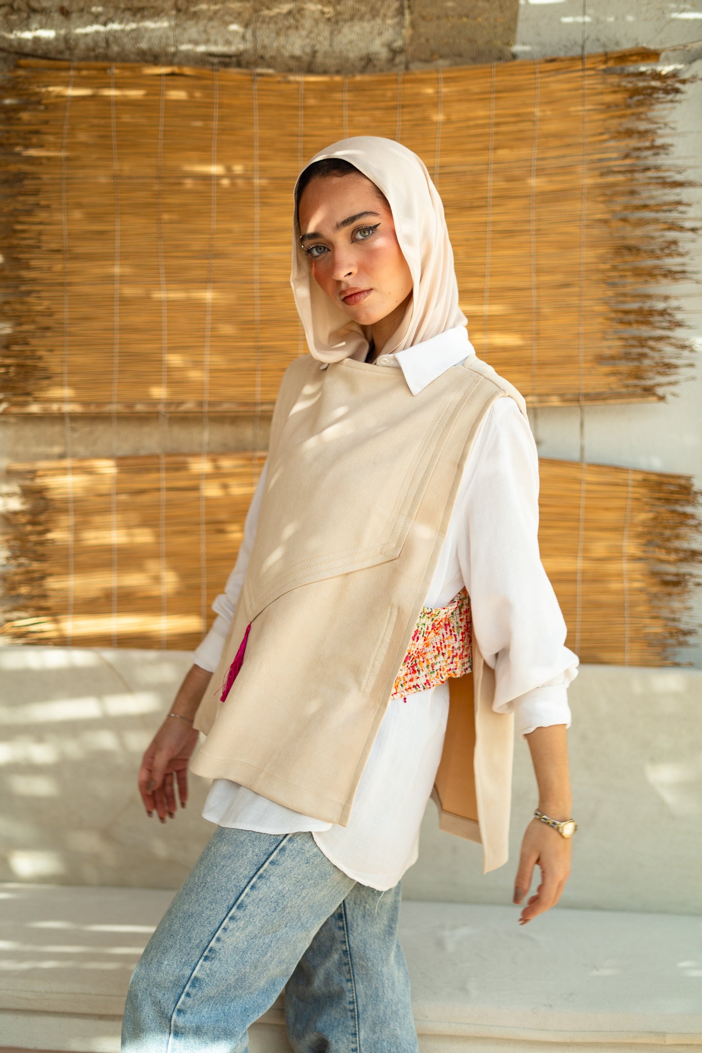 Ivory Suede Top