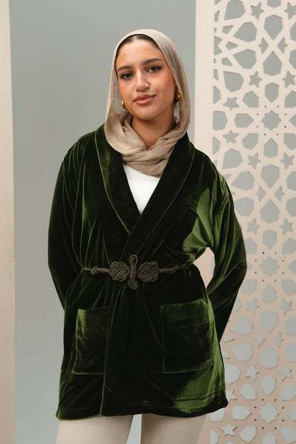 Emerald Velvet jacket