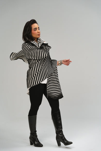 The Strip Shawl Jacket