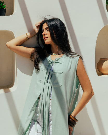 Soleil Linen Vest
