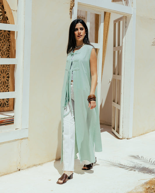 Soleil Linen Vest