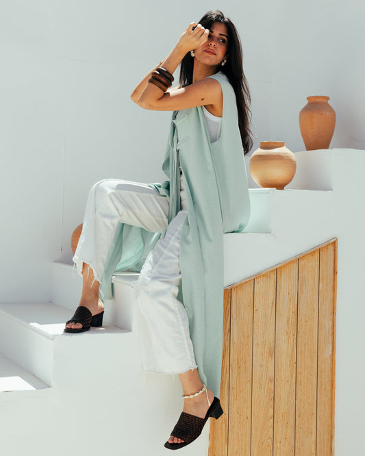 Soleil Linen Vest