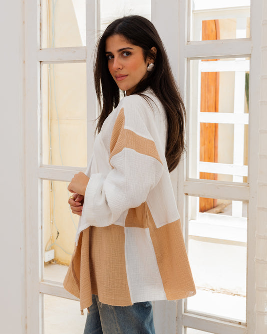 The Ivory Dune kimono