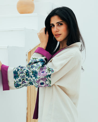 The Violet Breeze Kimono