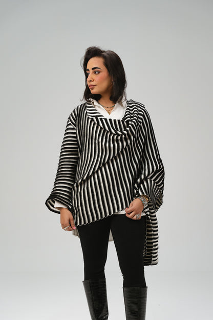 The Strip Shawl Jacket
