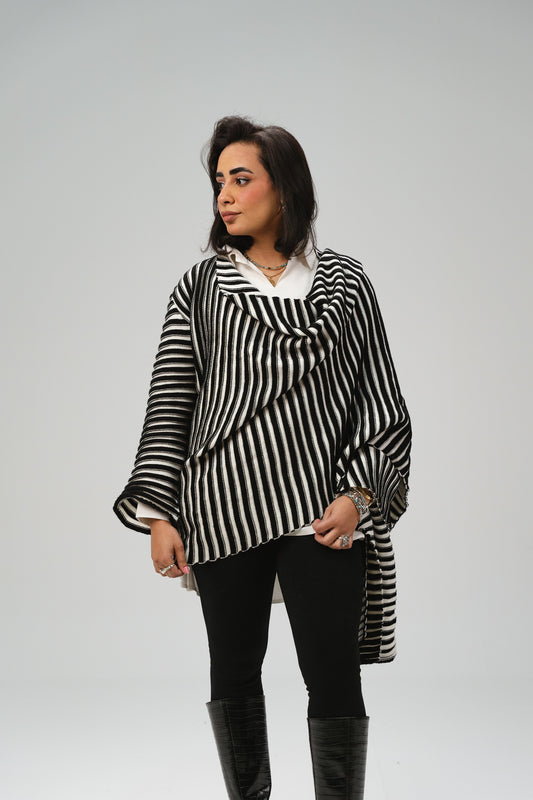 The Strip Shawl Jacket
