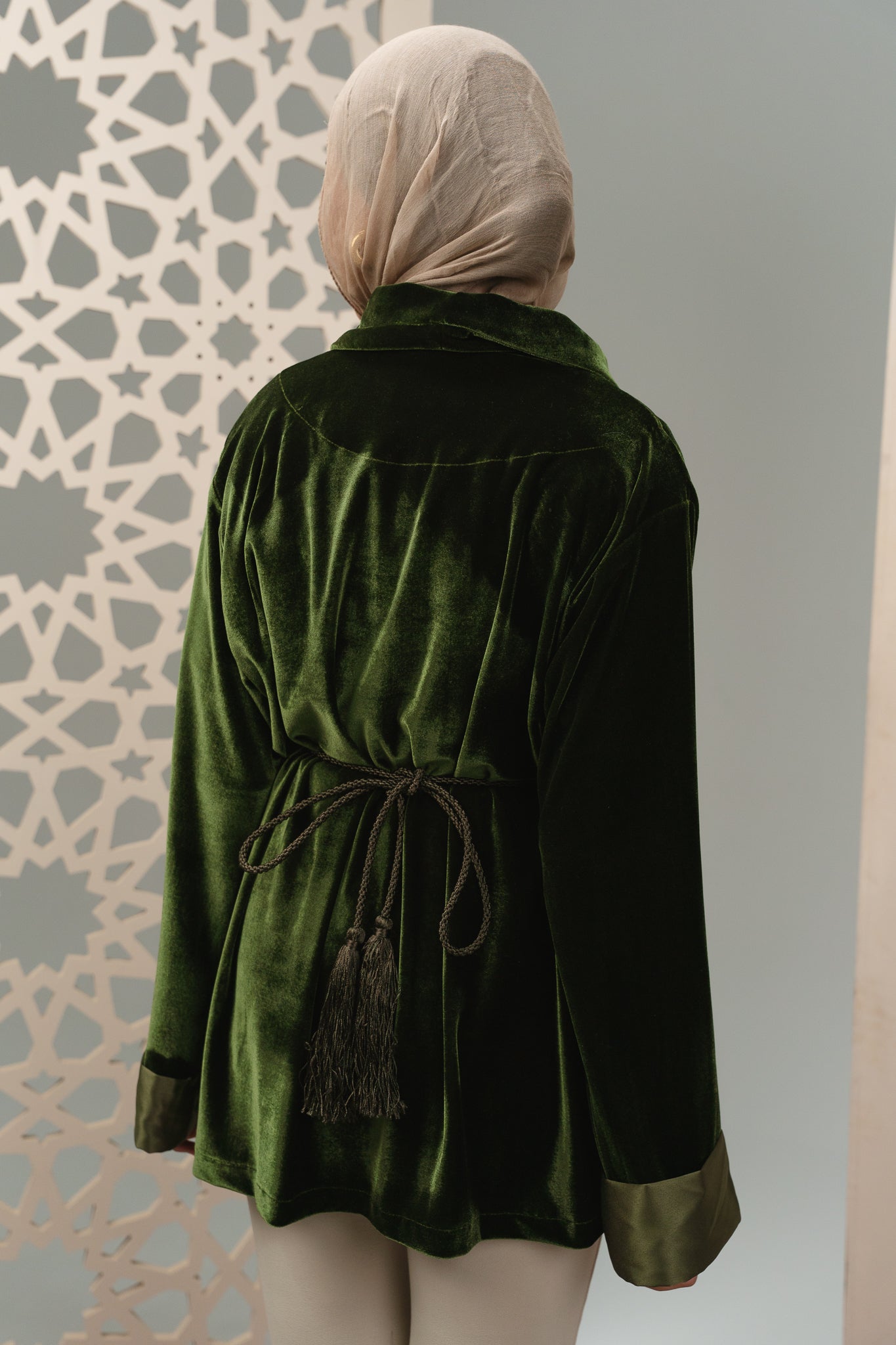 Emerald Velvet jacket