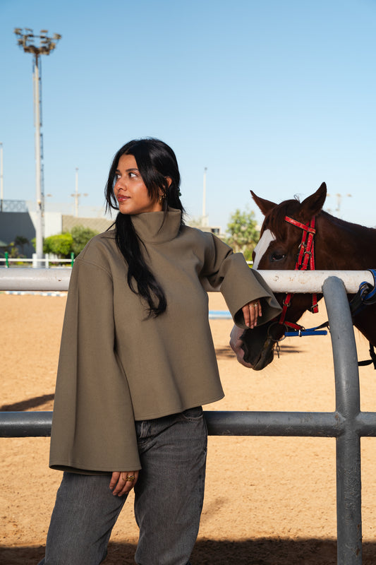 Wildwood Top In Olive