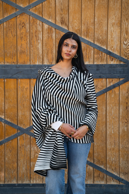 The Strip Shawl Jacket