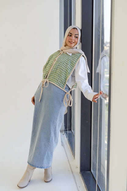Pistach Wrap Around Vest