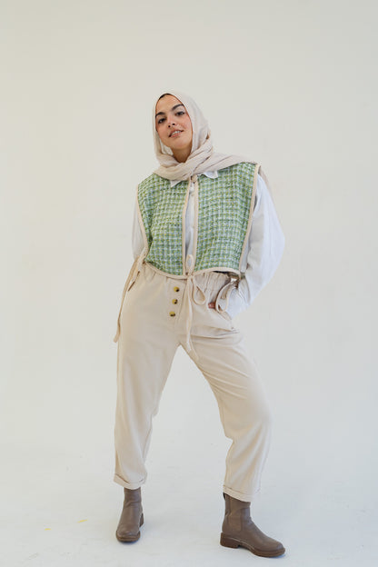 Pistach Wrap Around Vest