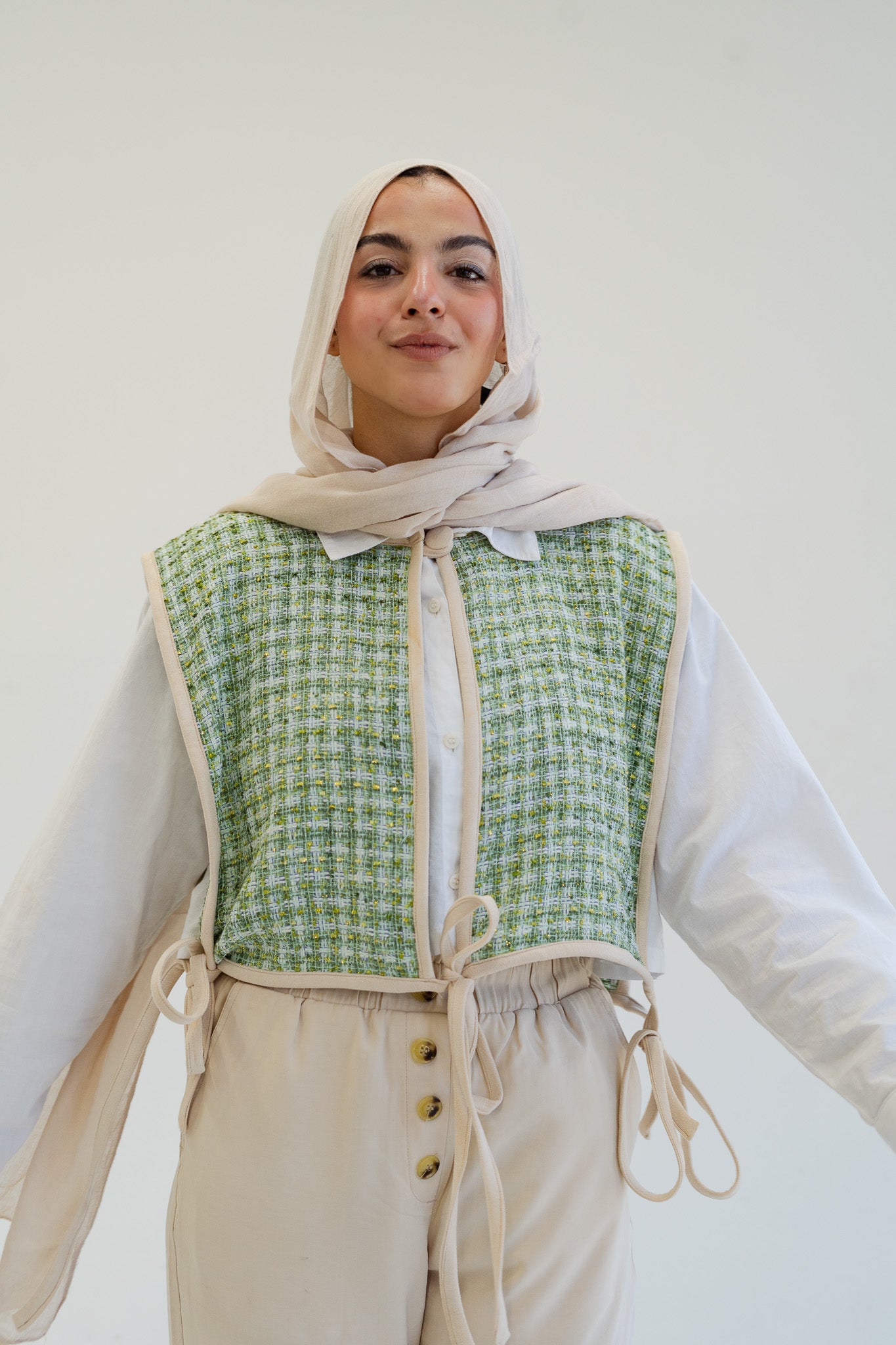 Pistach Wrap Around Vest
