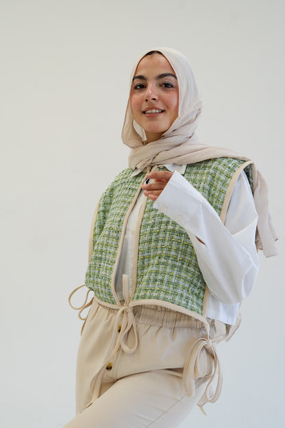Pistach Wrap Around Vest