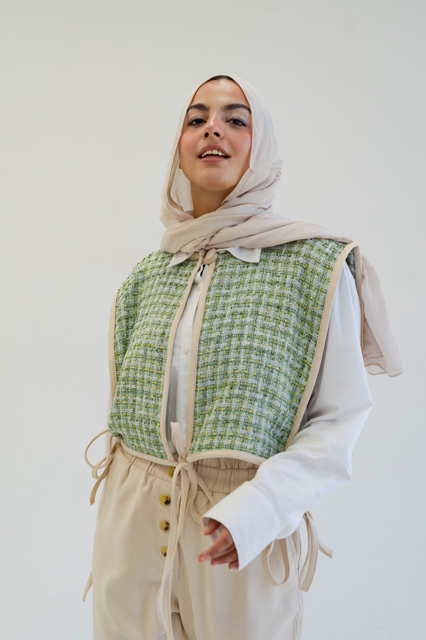 Pistach Wrap Around Vest