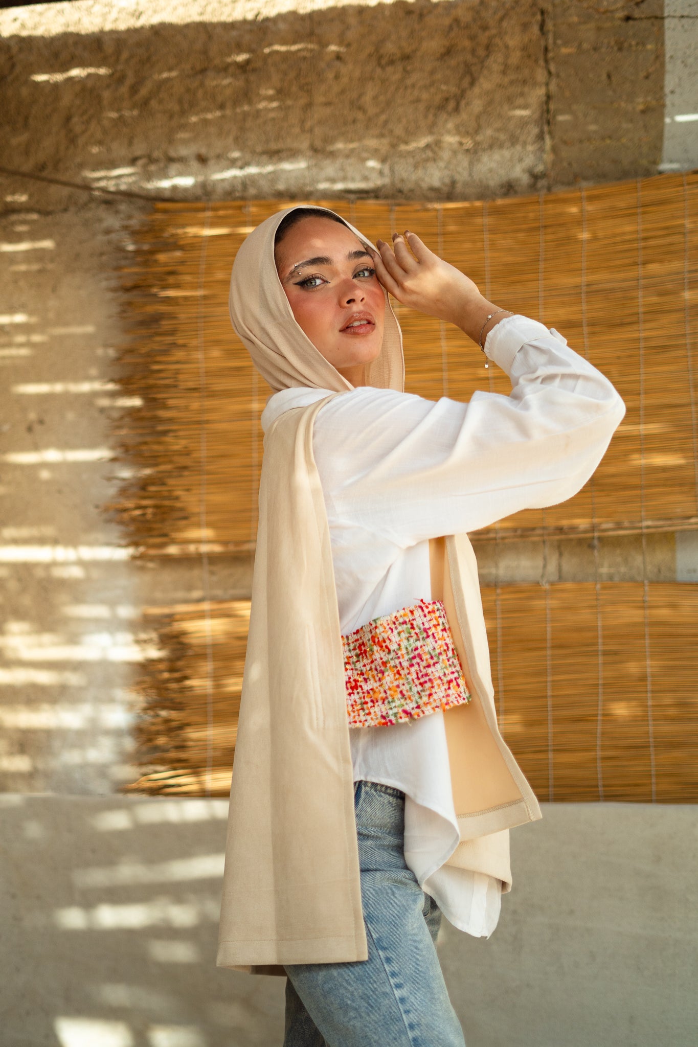 Ivory Suede Top